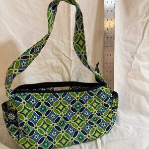 Vera Bradley Blue and Green Floral Purse